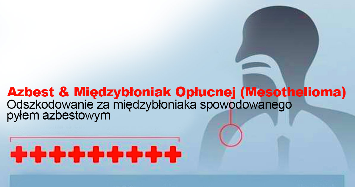 Azbest i Międzybłoniak Opłucnej Mesothelioma) - Odszkodowanie za międzybłoniaka spowodowanego pyłem azbestowym – Wszystko co Powinieneś wiedzieć. Mec. Piotr Wachowski